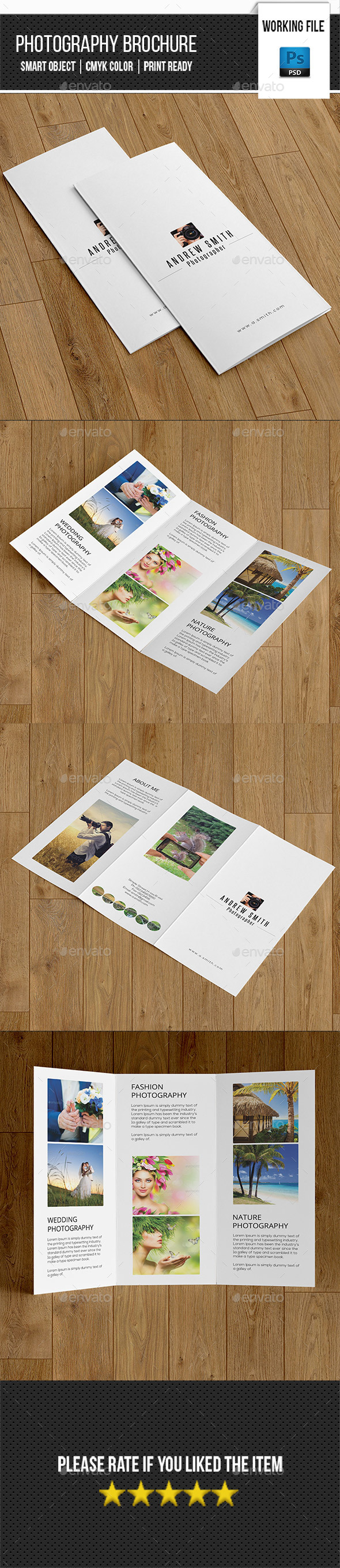 Minimal Photography Trifold-V255 - Corporate Brochures