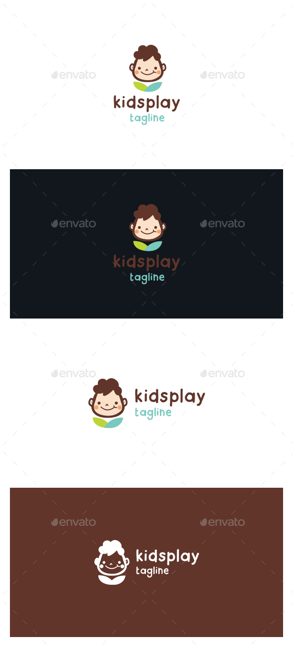 Kids Play Logo - Symbols Logo Templates