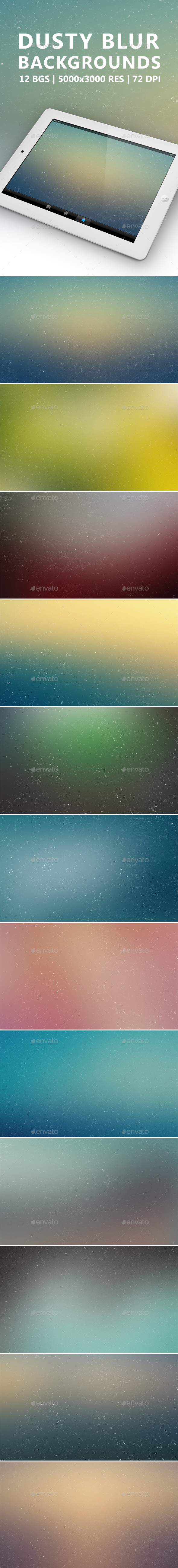 Dusty Blur Backgrounds - Abstract Backgrounds