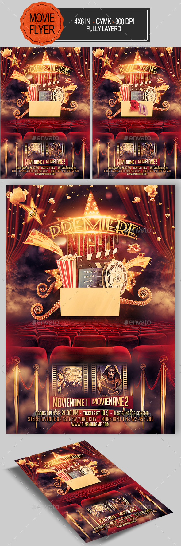 Premiere Movie Flyer - Miscellaneous Events