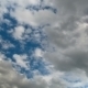 Clouds Moving In The Blue Sky. - VideoHive Item for Sale