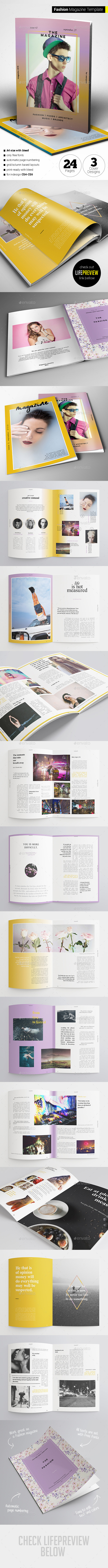 Fashion Magazine - Magazines Print Templates