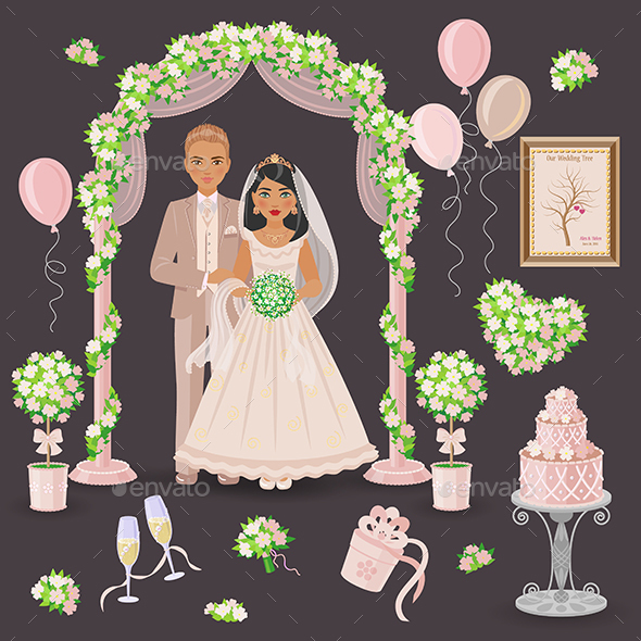 Cream and Green Wedding Design - Weddings Seasons/Holidays