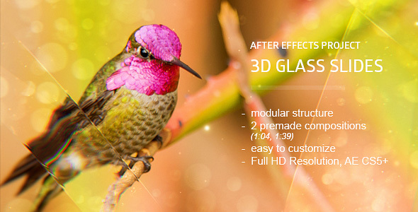 Glass Slides 3D