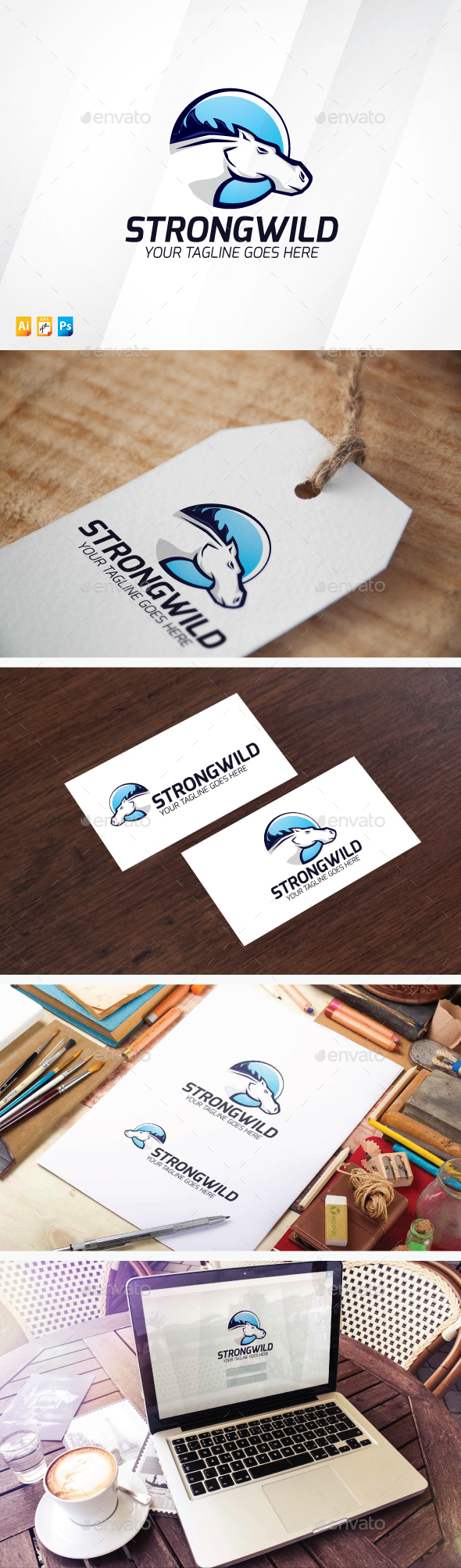 Strong Wild - Animals Logo Templates