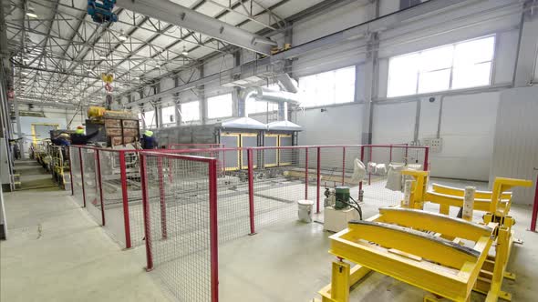 The Operator Lifting Device Timelapse Lift Loads Using Lifting Magnet Mechanical Workshop Metal alt