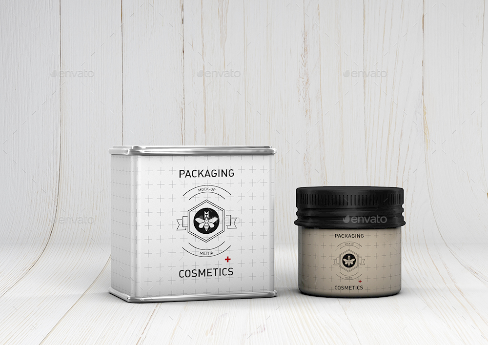 Cosmetics Grooming Kit Toiletries MockUp 2 by