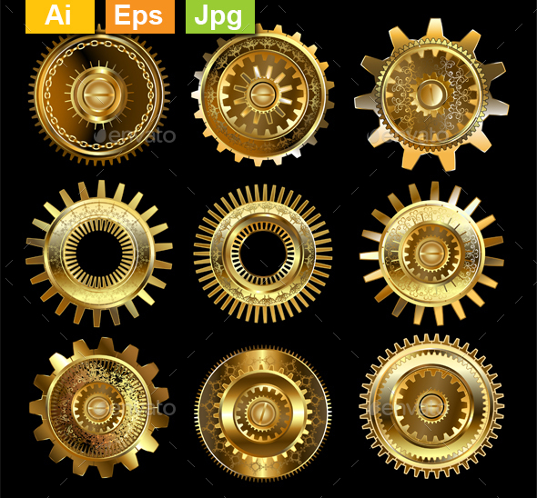 Set of Complex Gears Set of Complex Gears