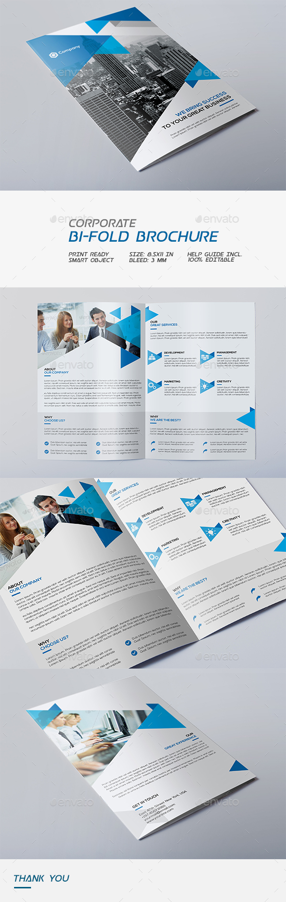 Corporate Bifold Brochure - Corporate Brochures