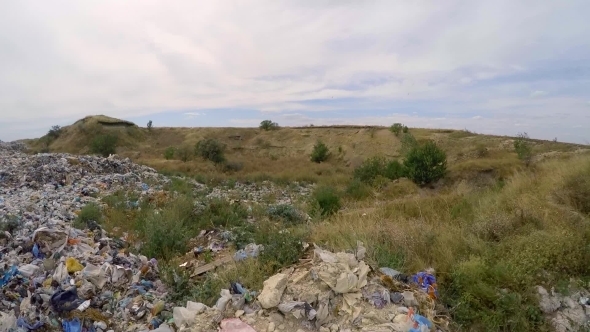 Large Heap Of Wastes At Landfill In Ukraine