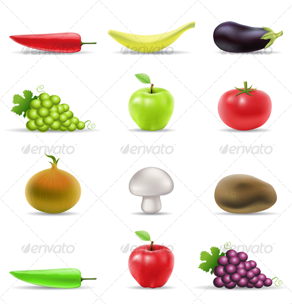 food icons - Food Objects