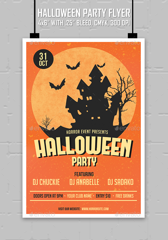 Halloween Party - Flyer - Clubs & Parties Events