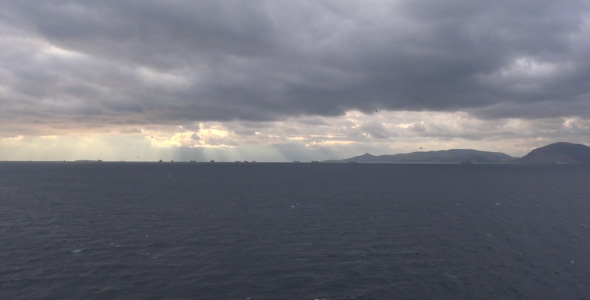 Dark Sea and Cloudy Sky alt