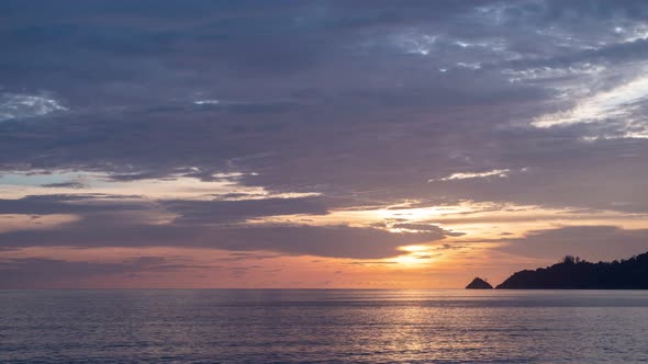 Timelapse sunset sky alt