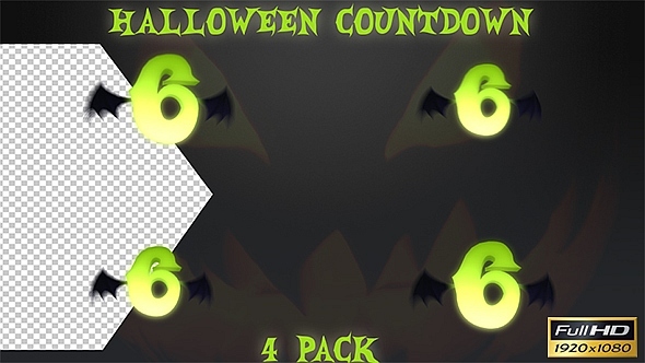 Halloween Countdown - 4 pack