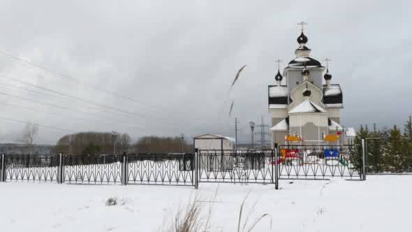 Orthodox Church in Kondopoga, Russia