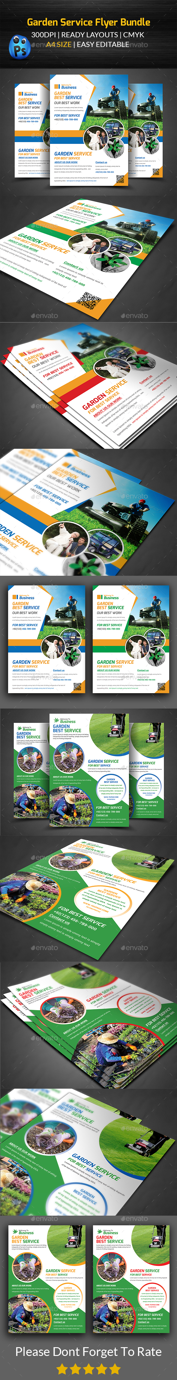 Garden Service Flyer Bundle - Corporate Flyers