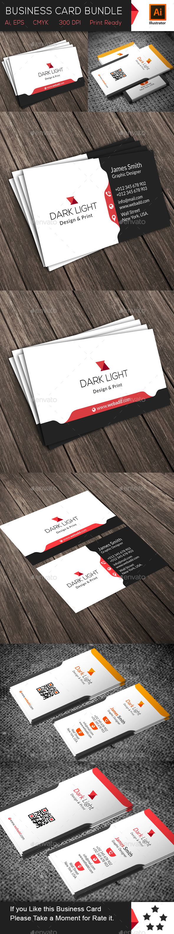 Business Card Bundle - Business Cards Print Templates