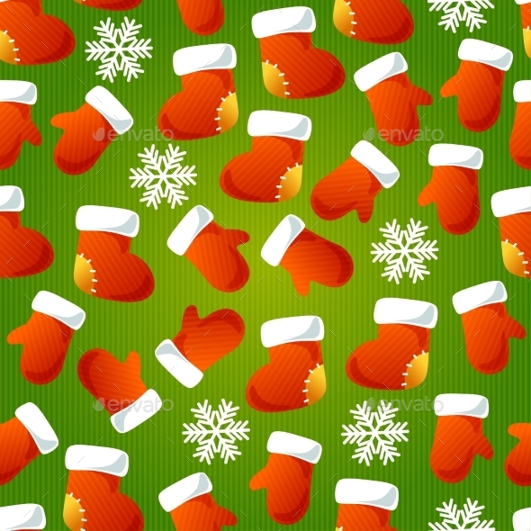 Xmas Striped Seamless Pattern. - Christmas Seasons/Holidays