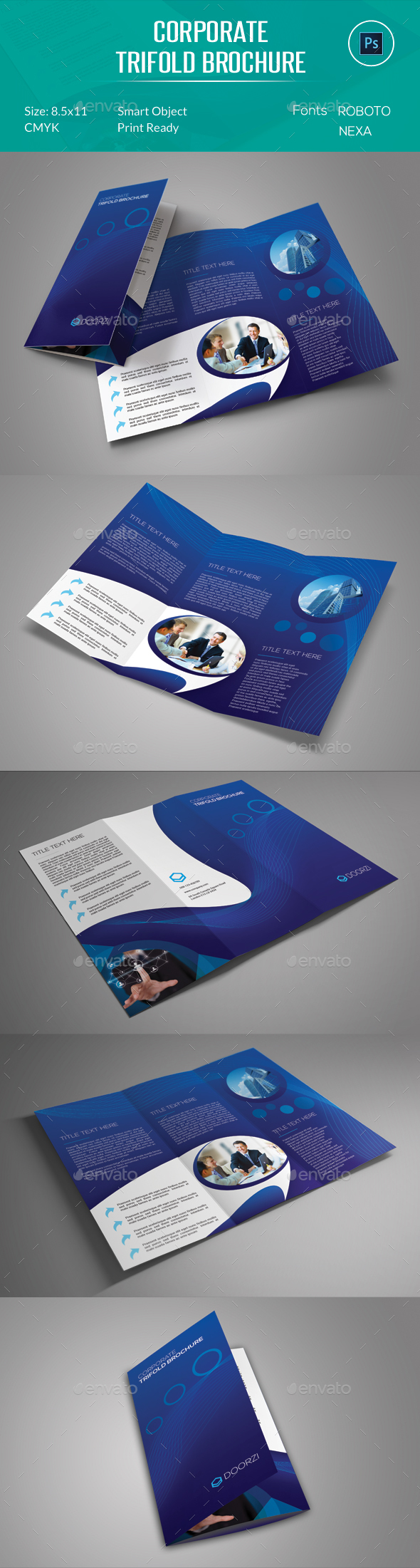Corporate Trifold Brochure - Corporate Brochures