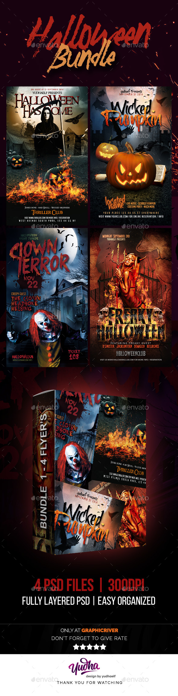 Flyer Bundle 1 - Clubs & Parties Events