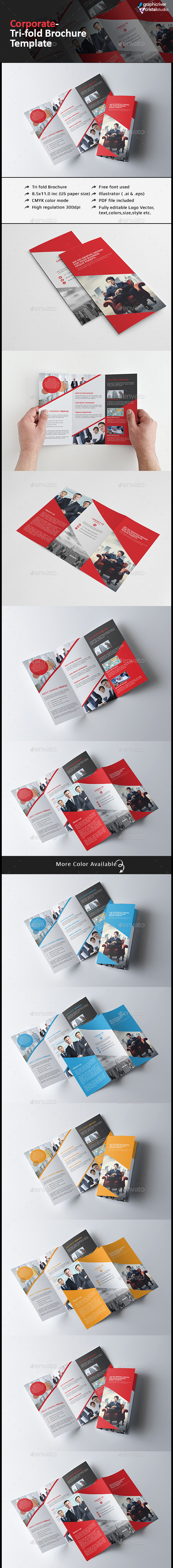 Tri fold Multipurpose Brochure - Corporate Brochures