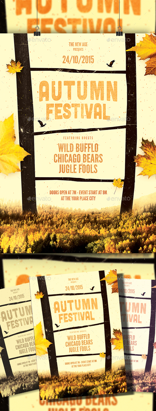 Autumn Festival Flyer - Events Flyers