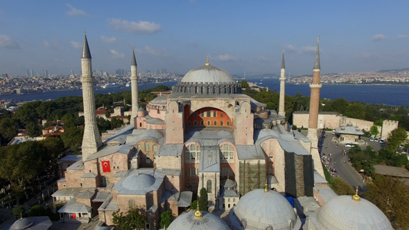 Istanbul Landscape and Hagia Sophia Museum alt