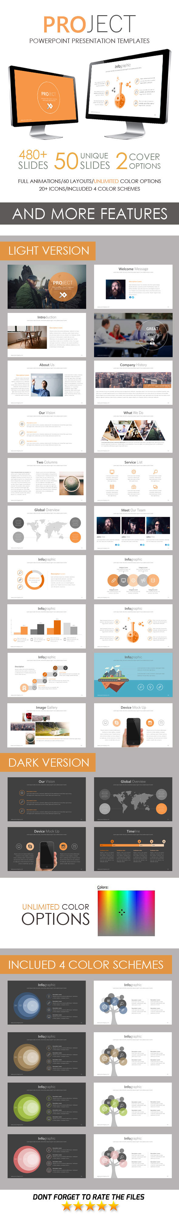 Project PowerPoint Template - Business PowerPoint Templates