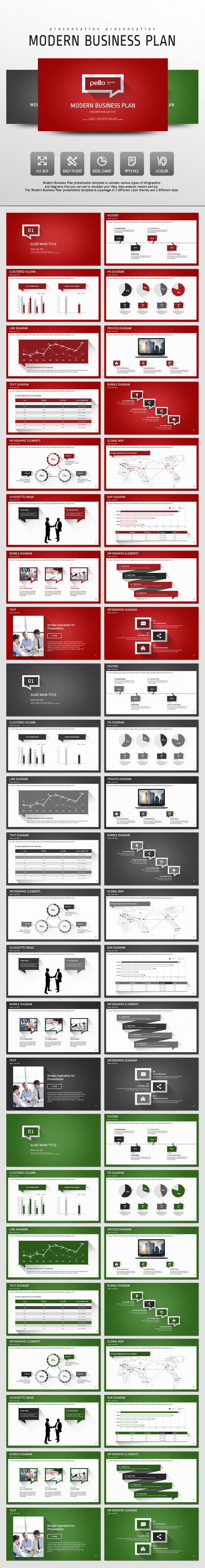 Modern Business Plan - Business PowerPoint Templates