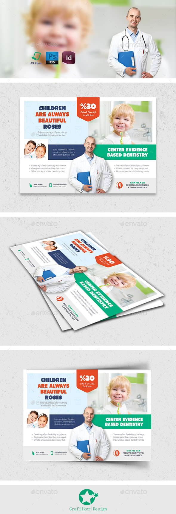 Kids Dental Flyer Templates - Corporate Flyers