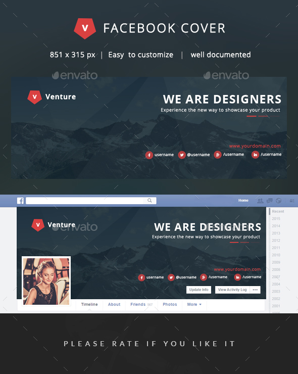 Facebook Cover - Venture - Facebook Timeline Covers Social Media