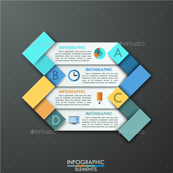 Modern Infographics Paper Template - Infographics