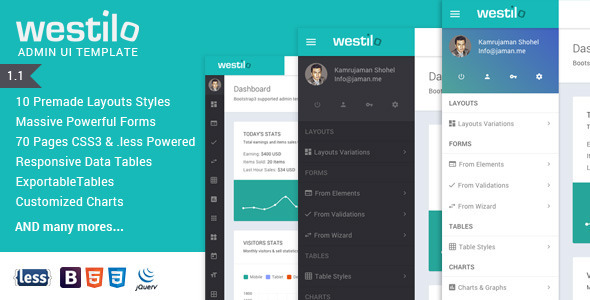 Westilo - Bootstrap - ThemeForest 13069698