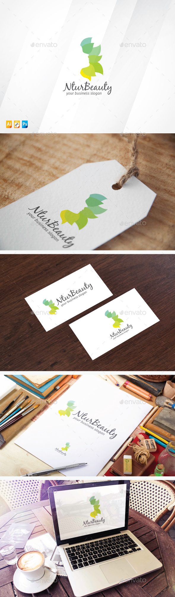 Nature Beauty - Humans Logo Templates