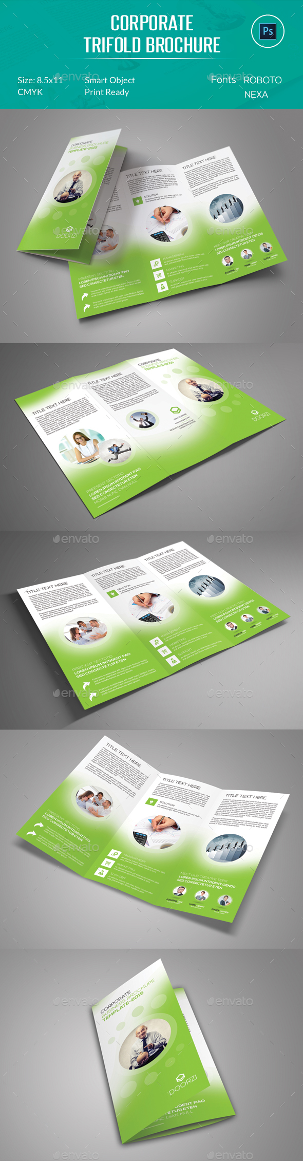 Corporate Trifold Brochure - Corporate Brochures