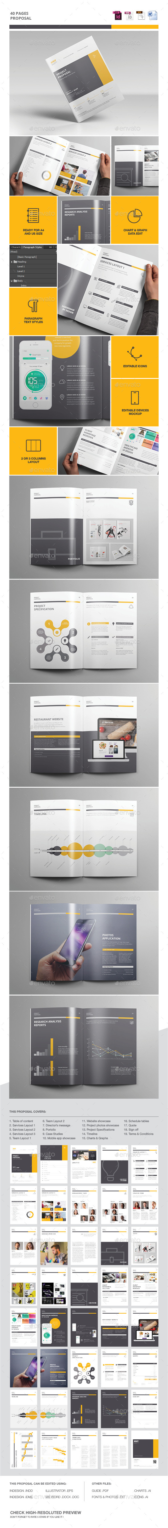 Project Proposal - Proposals & Invoices Stationery