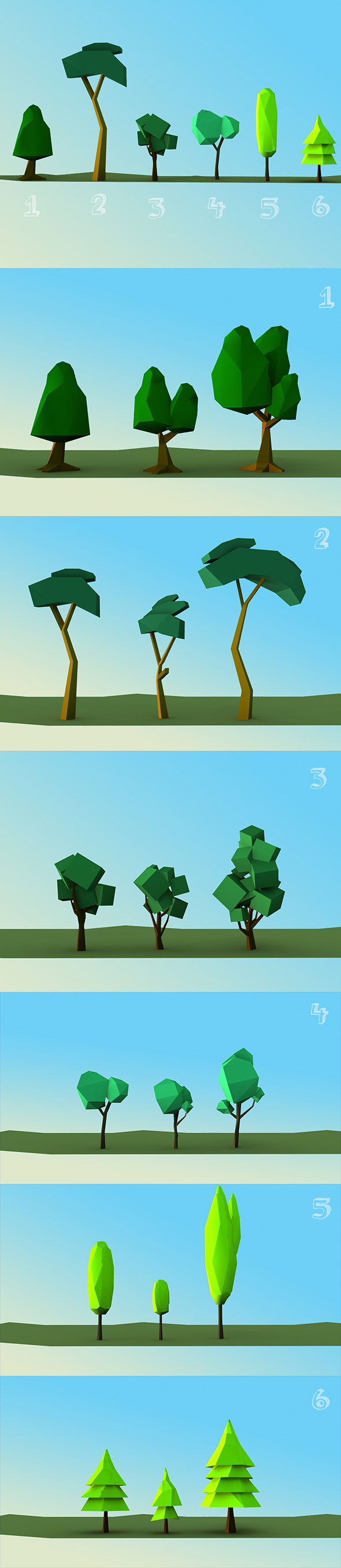 Low Poly Tree - 3Docean 13138835