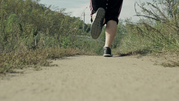 Girl In The Sports Jogging