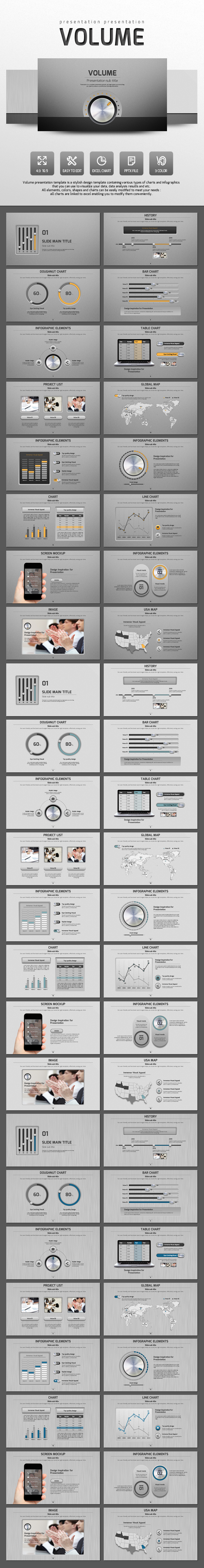 Volume - Abstract PowerPoint Templates