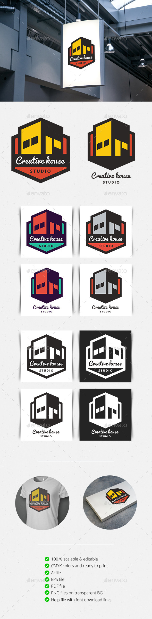 Creative House Logo - Logo Templates