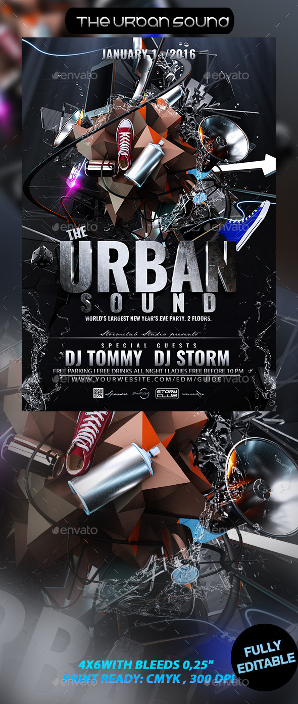 The Urban Sound - Events Flyers