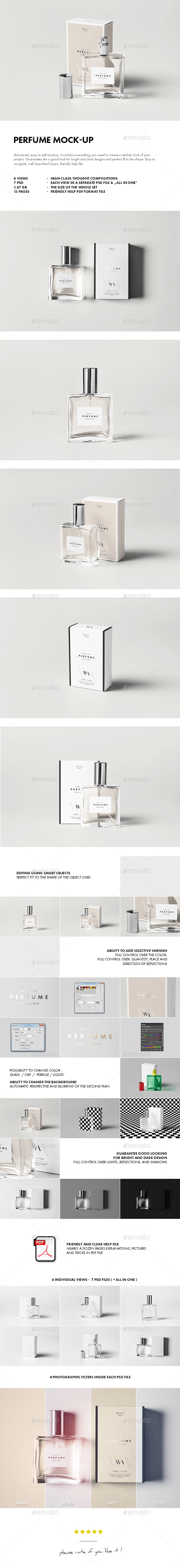 Perfume Mock-up - Beauty Packaging