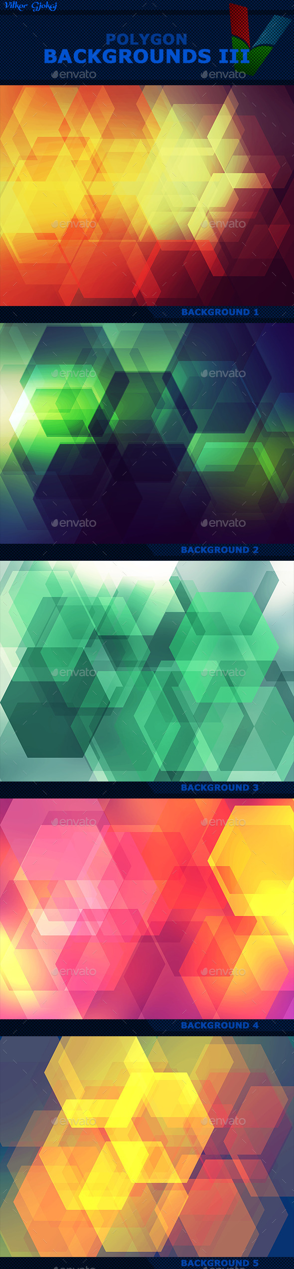 Polygon Backgrounds III - Abstract Backgrounds