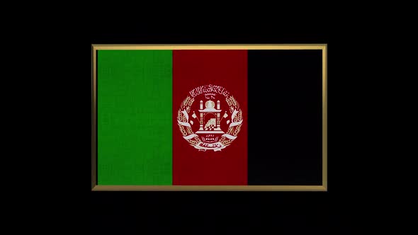 Afghanistan 3D Flag alt