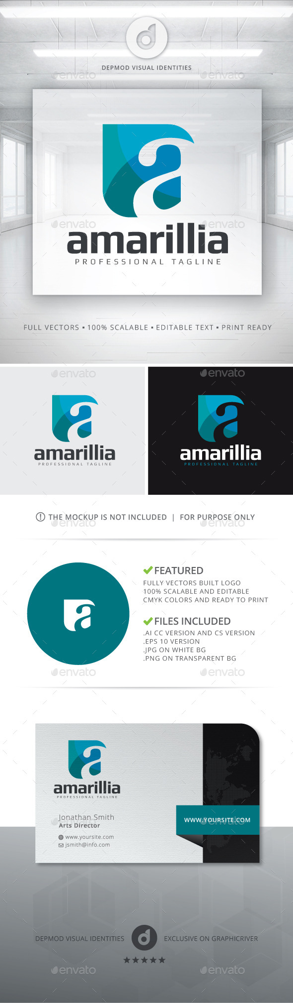 Amarilla Logo Proposal - Letters Logo Templates