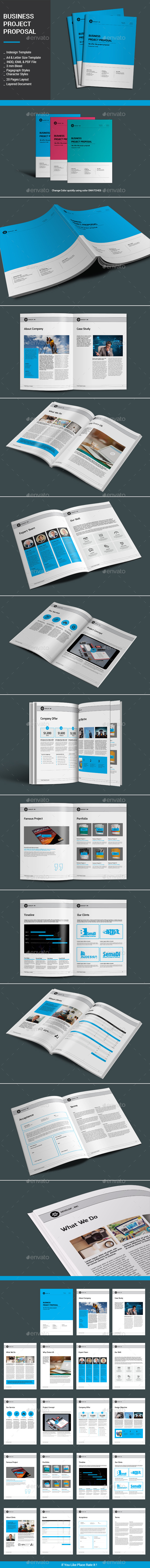 Business Project Proposal - Proposals & Invoices Stationery
