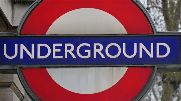 Big Underground Sign in London