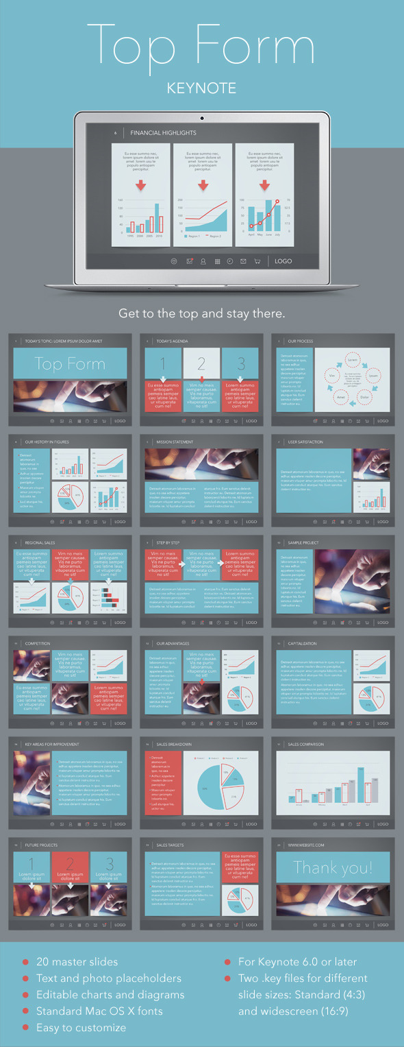 Top Form Keynote Template - Business Keynote Templates
