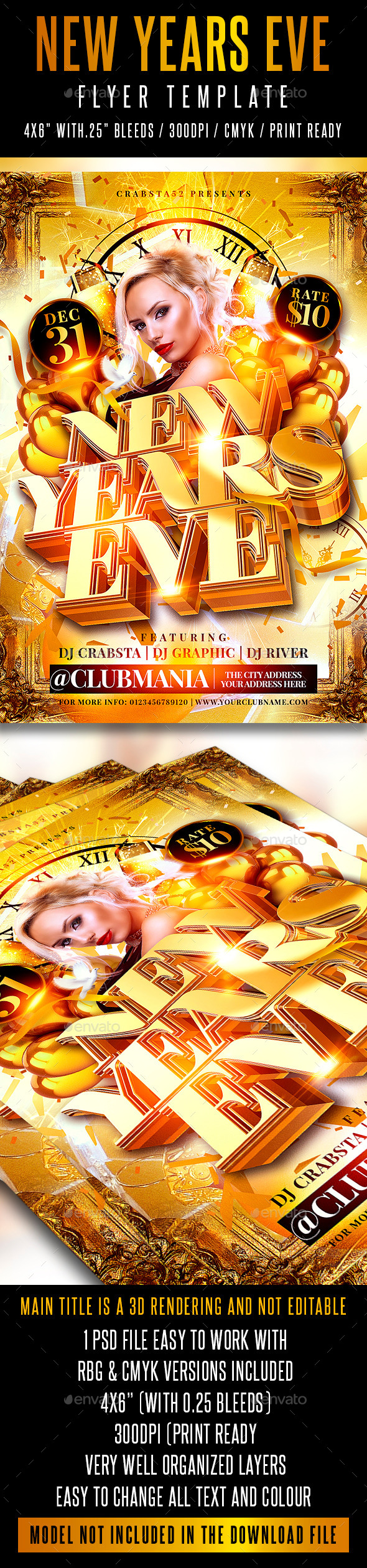 New Years Eve Flyer Template - Events Flyers